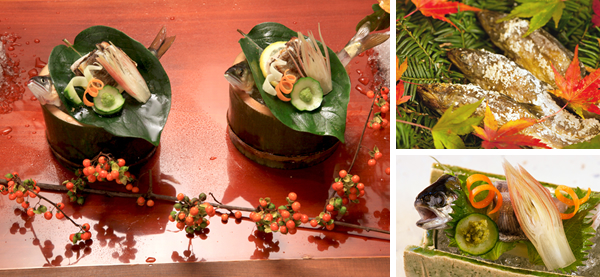 岩魚料理・鮎料理イメージ